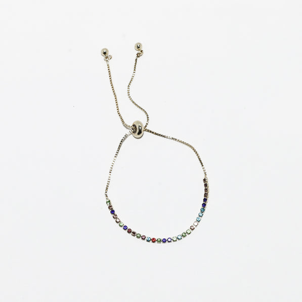 Multi Stone Cascade Bracelet