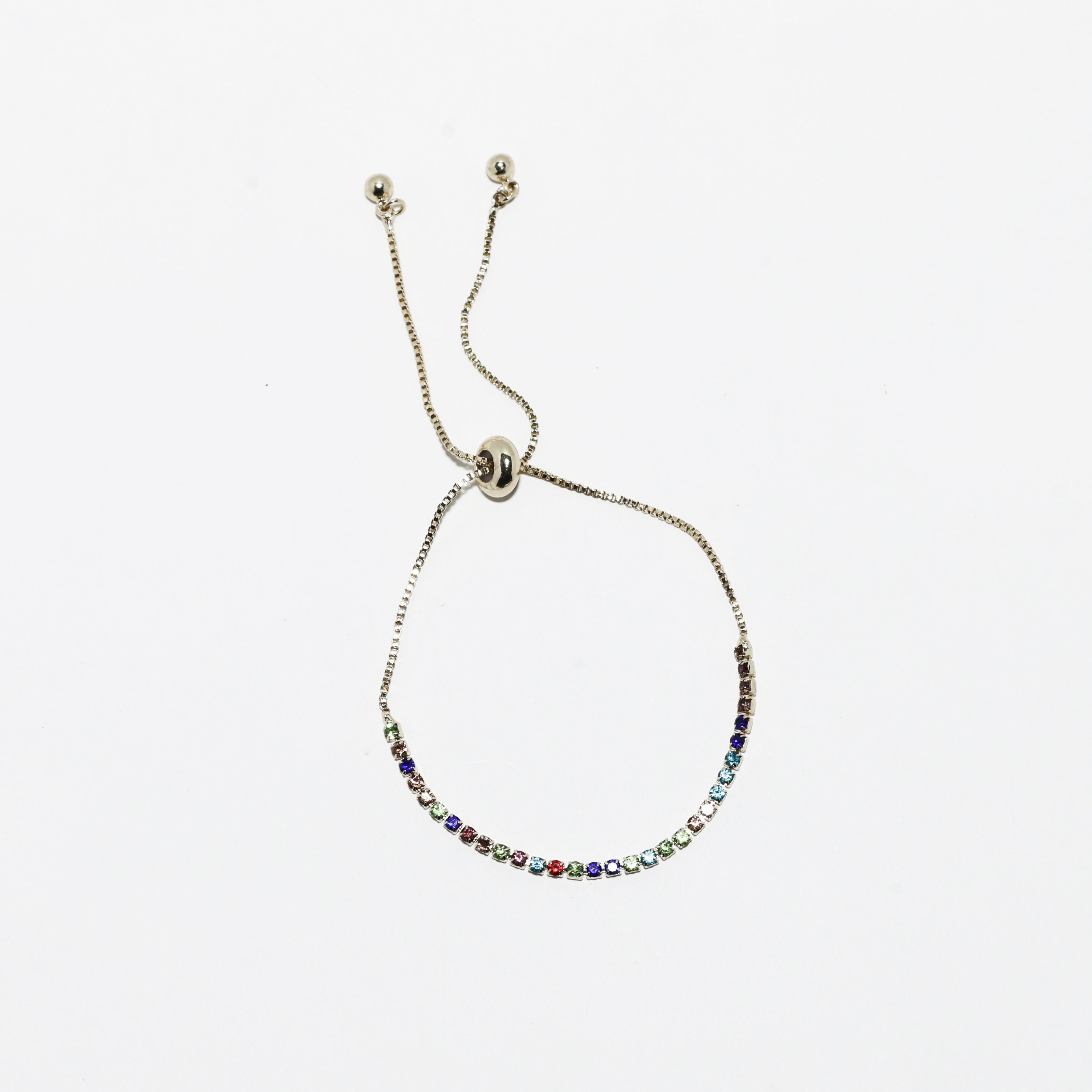 Multi Stone Cascade Bracelet