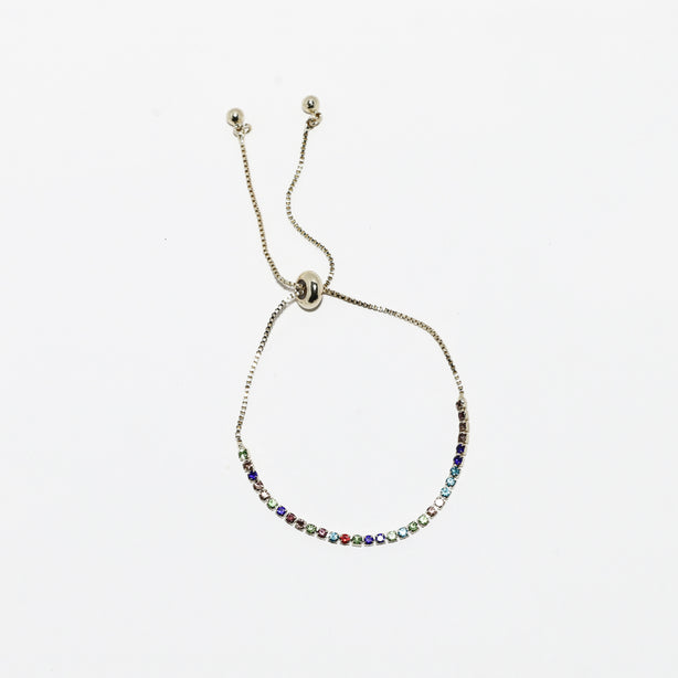 Multi Stone Cascade Bracelet