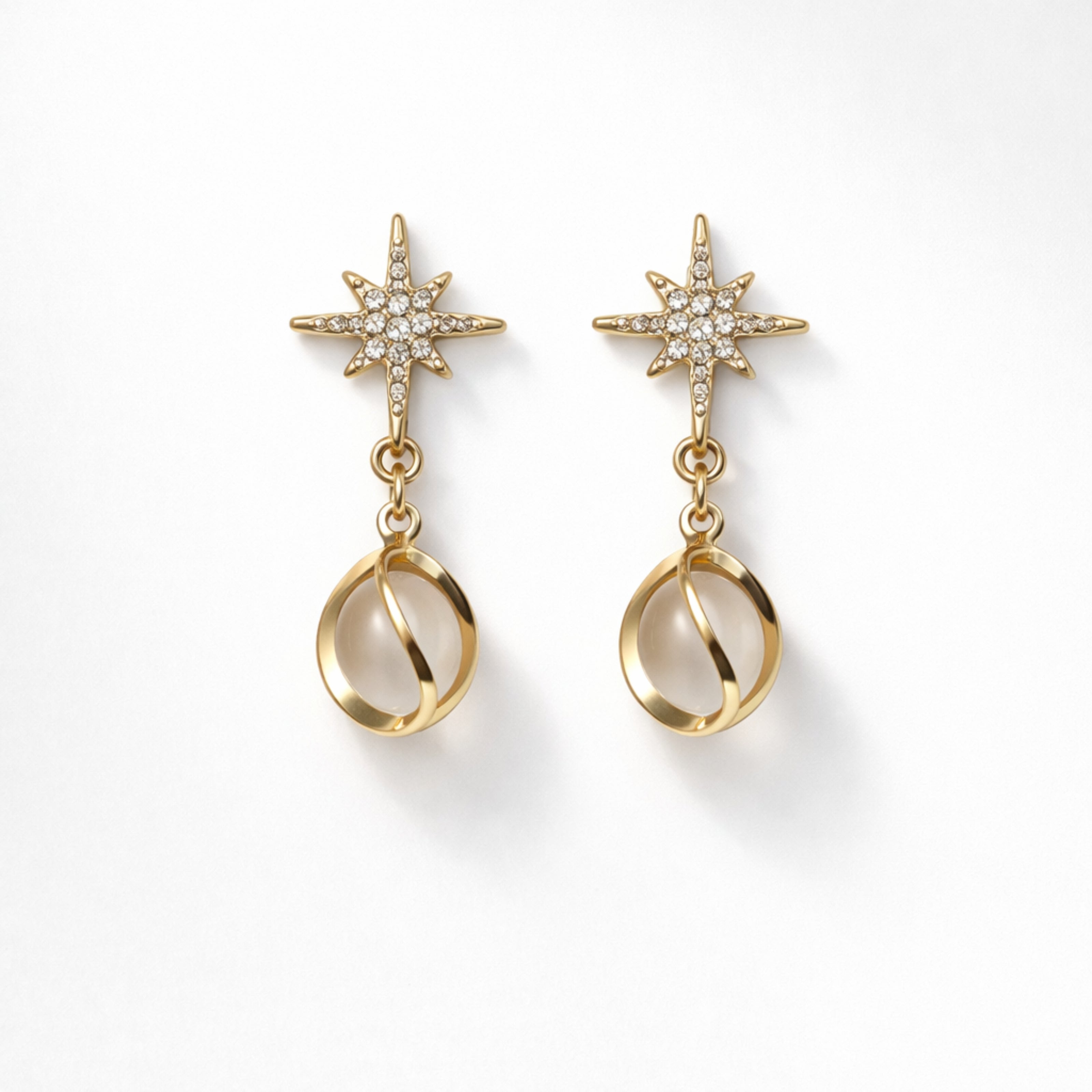 Nova Pearl Dangle Earrings