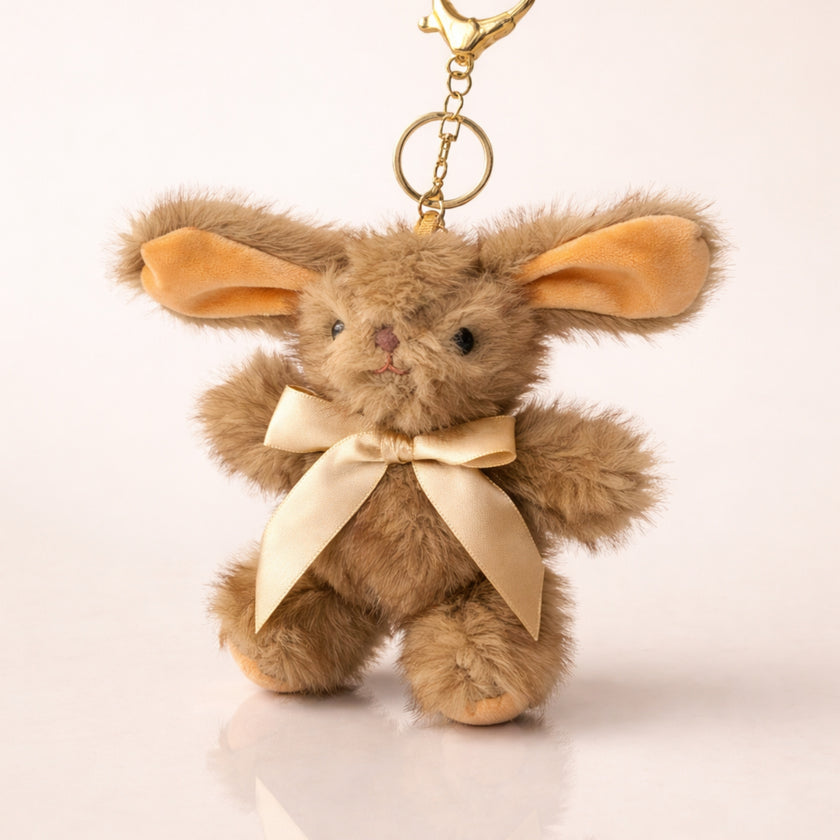 Fluffy Latte Bunny Charm