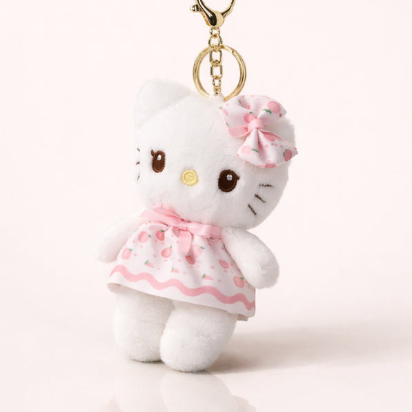Peach Dress Kitty Plush