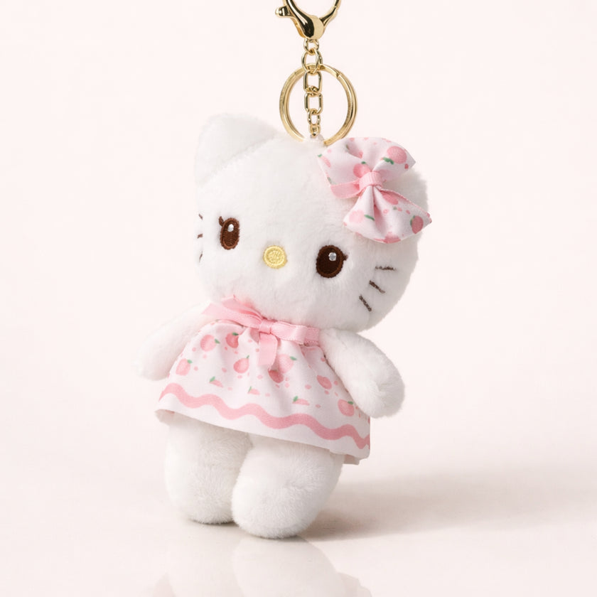 Peach Dress Kitty Plush