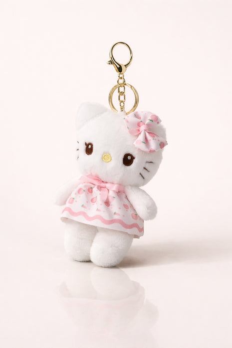 Peach Dress Kitty Plush