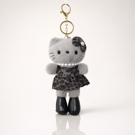 Grey Leopard Kitty Plush