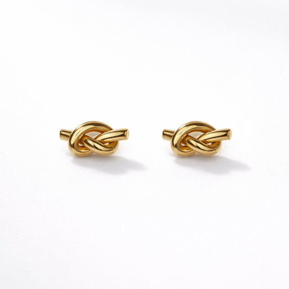 Gold Knot Stud