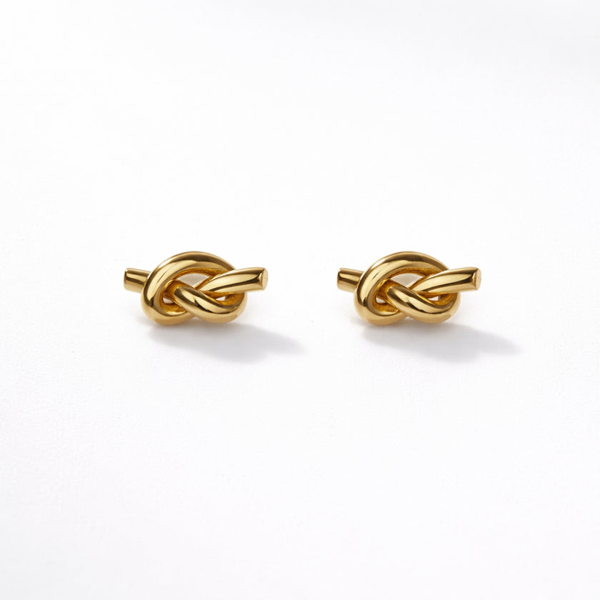 Gold Knot Stud