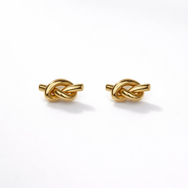 Gold Knot Stud