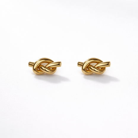 Gold Knot Stud