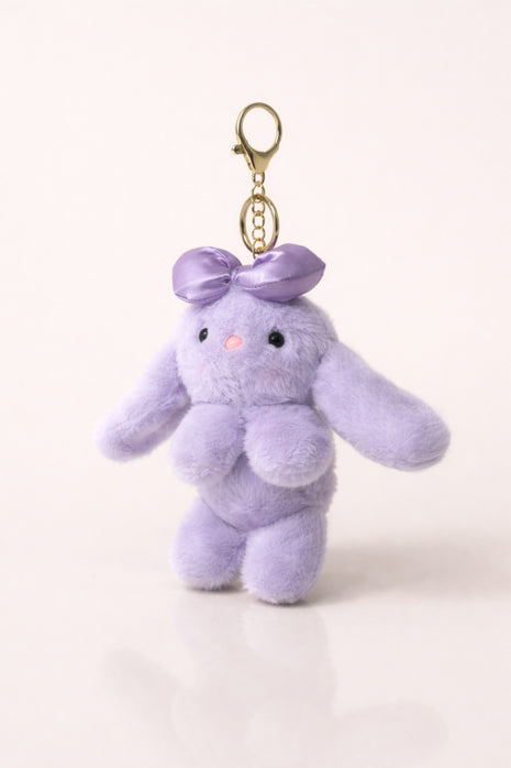 Lavender Bow Bunny Plush