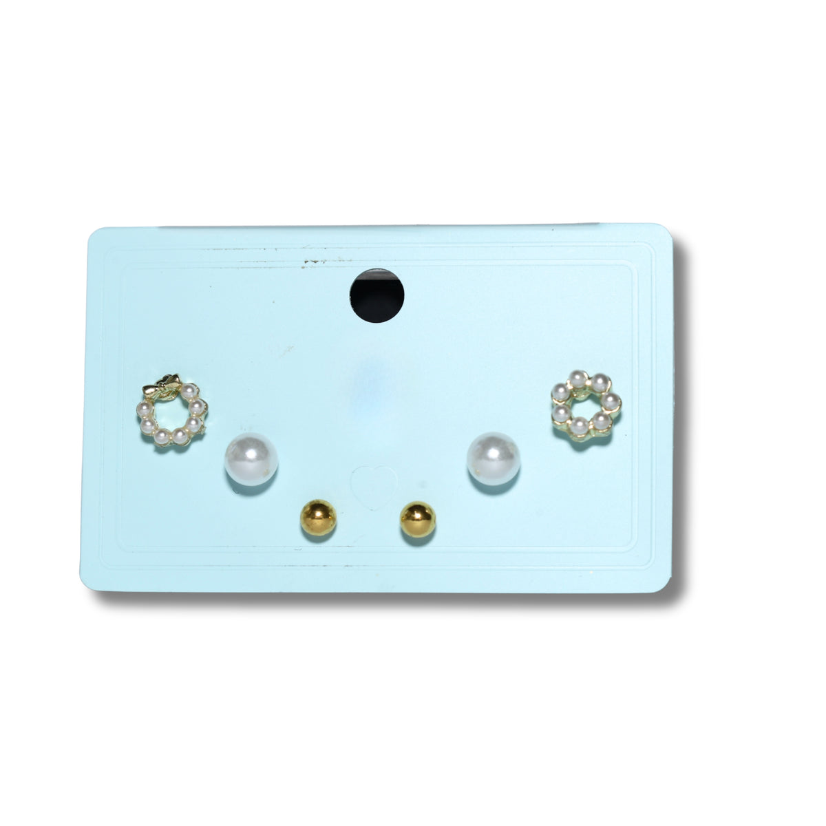 Floral Charm Stud Set