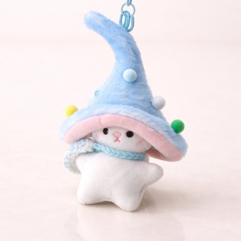 Blue Wizard Bunny Charm