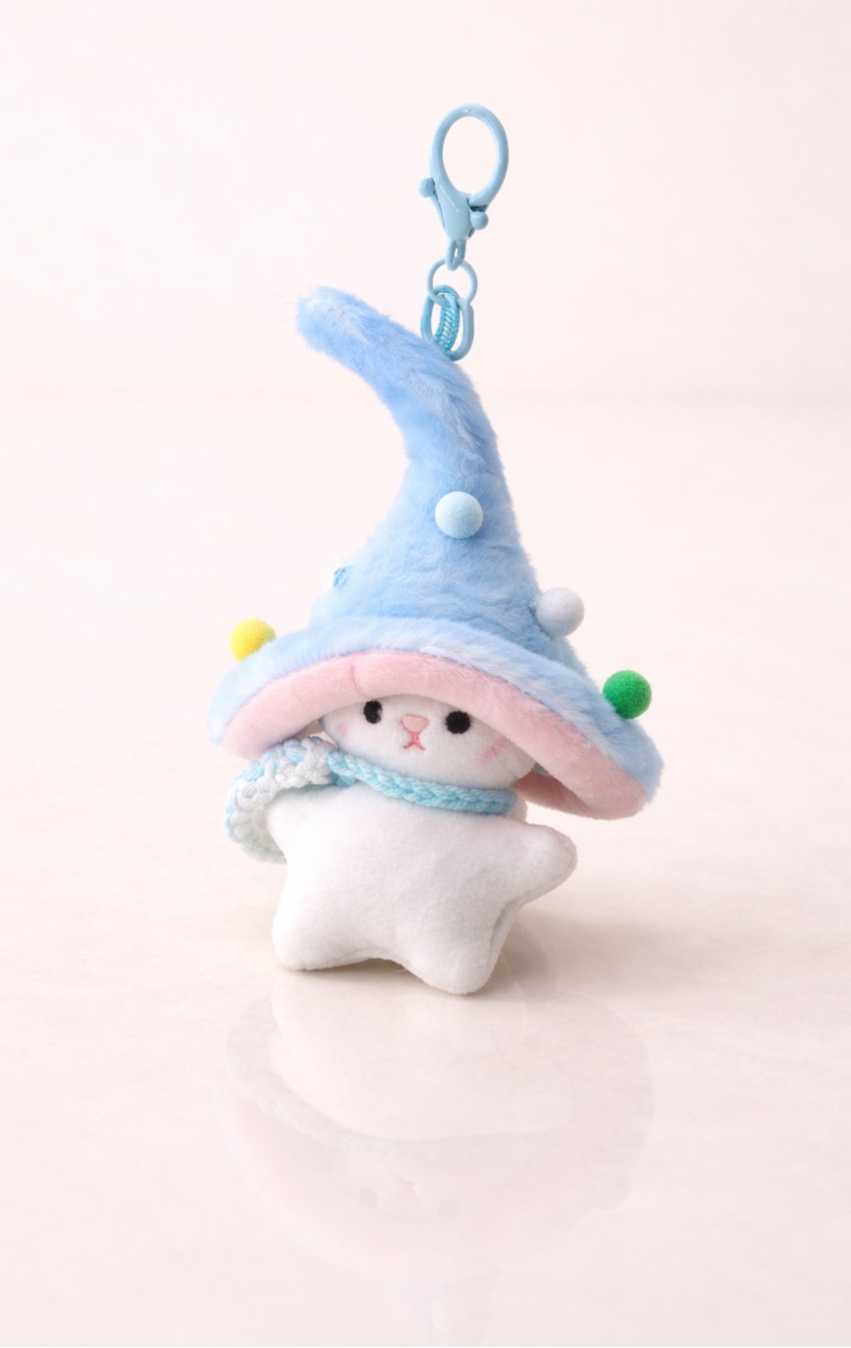 Blue Wizard Bunny Charm