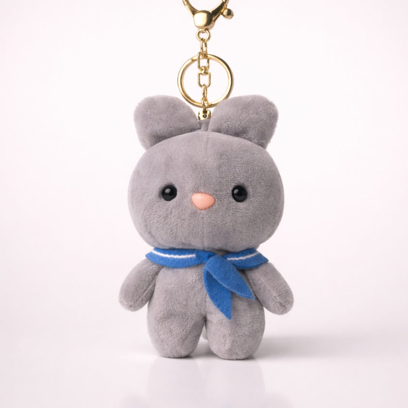 Scouty Grey Bunny Charm