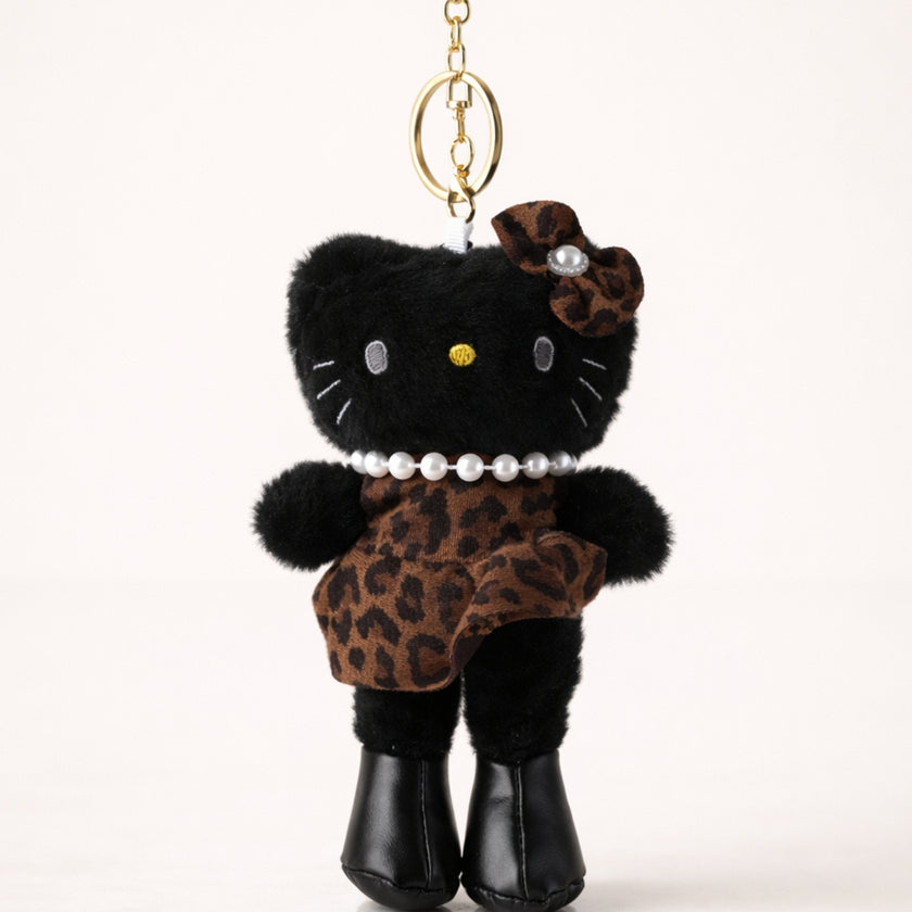 Black Leopard Kitty Plush
