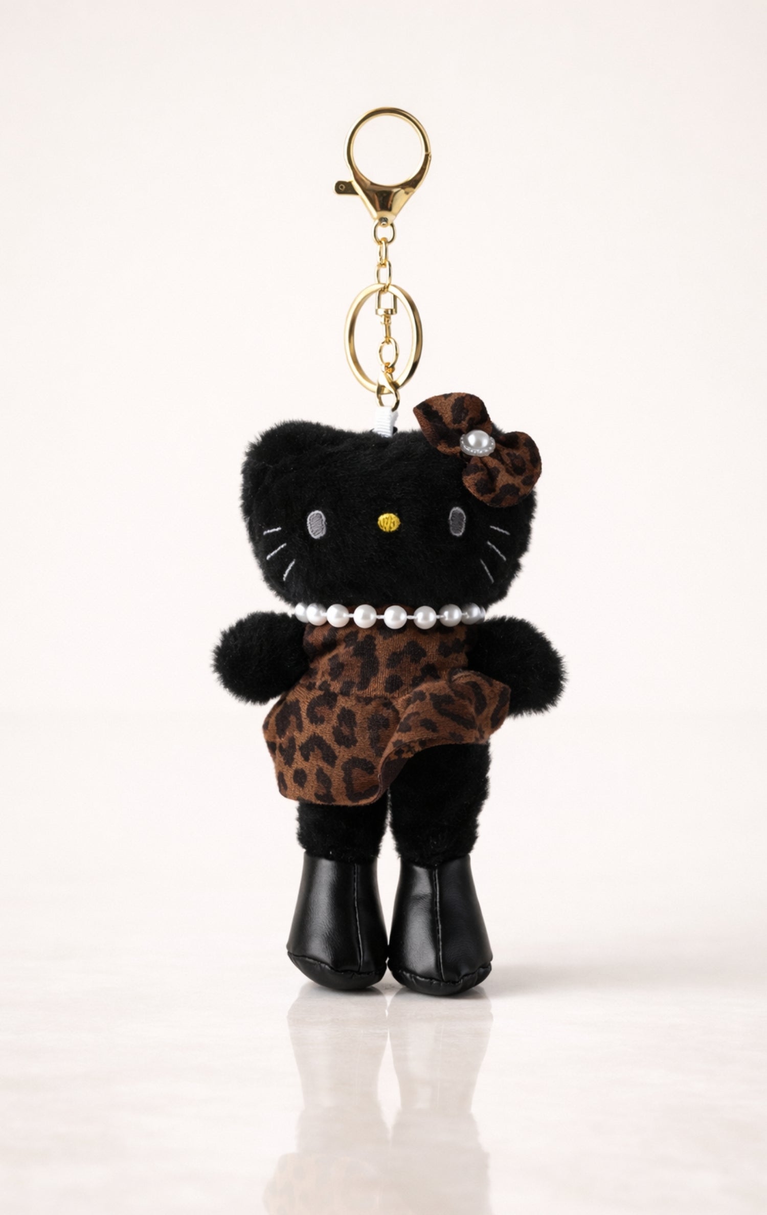 Black Leopard Kitty Plush