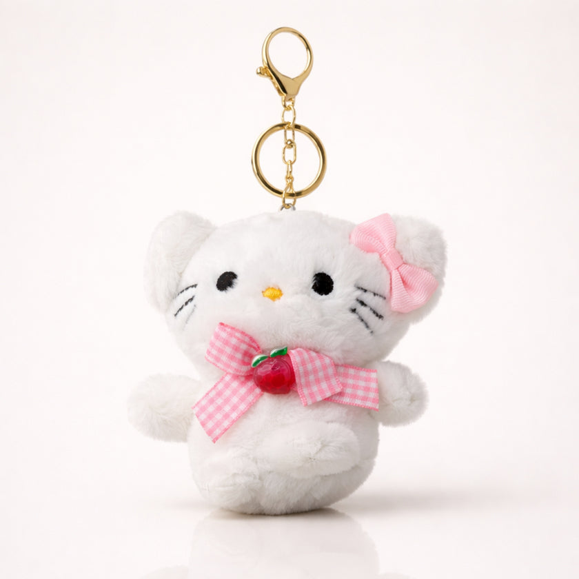 Hello Kitty Apple Bow Plush