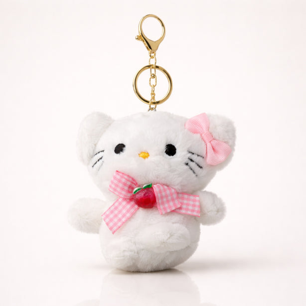 Hello Kitty Apple Bow Plush