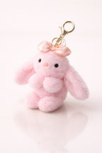 Blush Pink Bow Bunny Plush