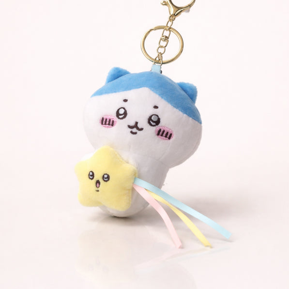 Sky Blue Kitty Star Plush