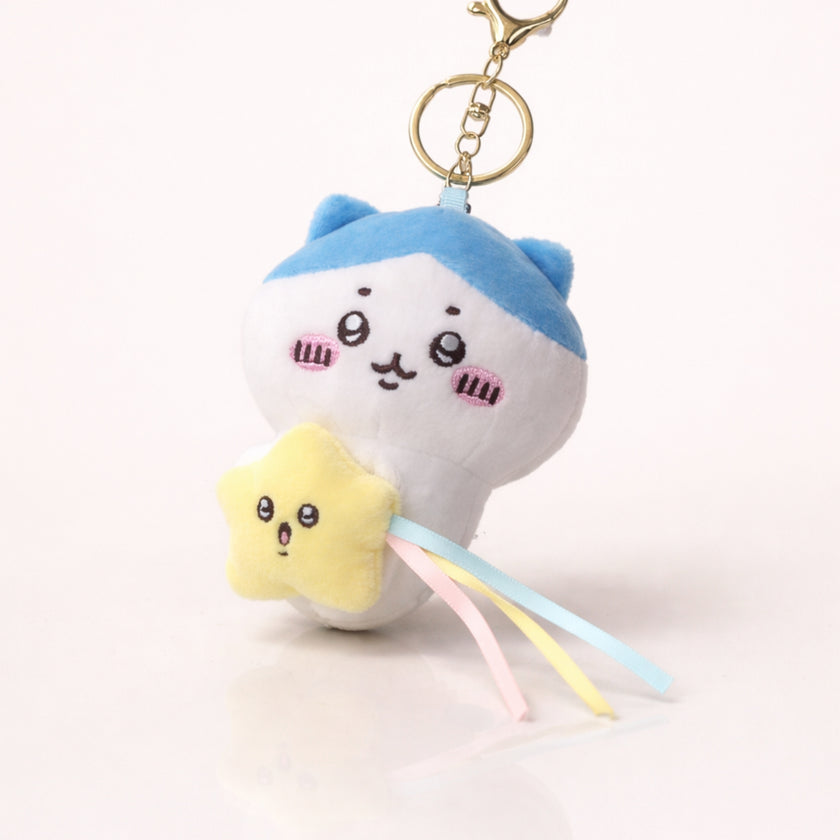 Sky Blue Kitty Star Plush