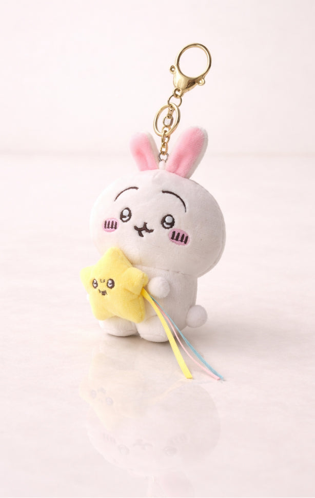 Pink Bunny Star Plush