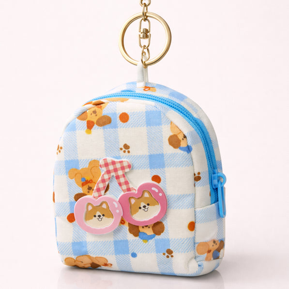 Blue Mini Bag Charm