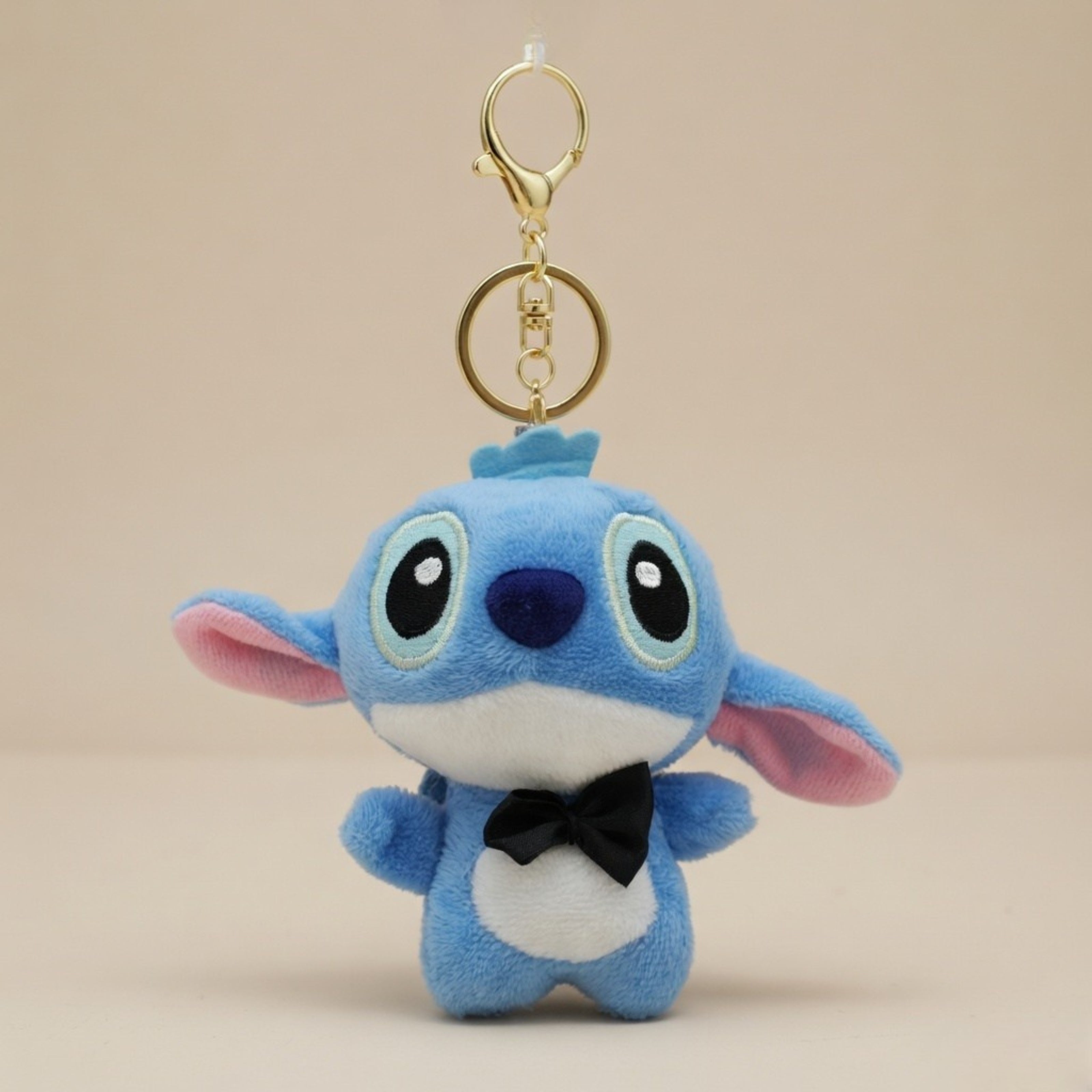 Blue Mini Stitch Bow Plush
