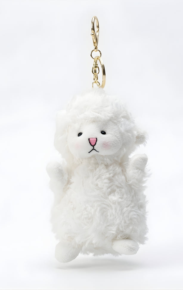 Fluffy White Sheep Plush