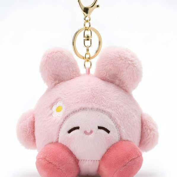 Kawaii Pink Plush Charm