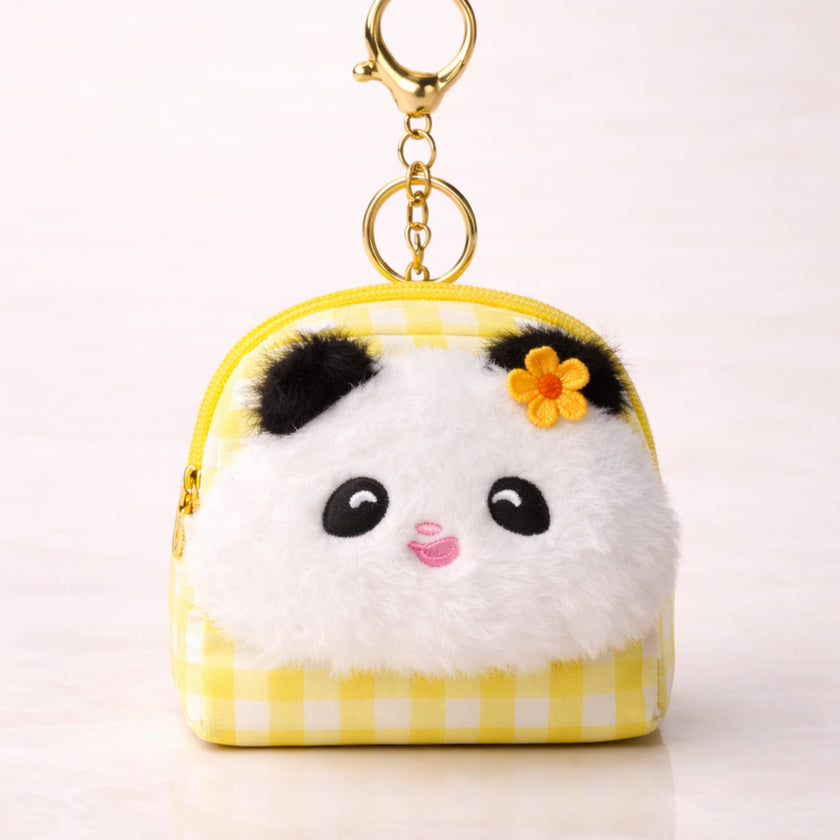 Yellow Panda Bag Charm