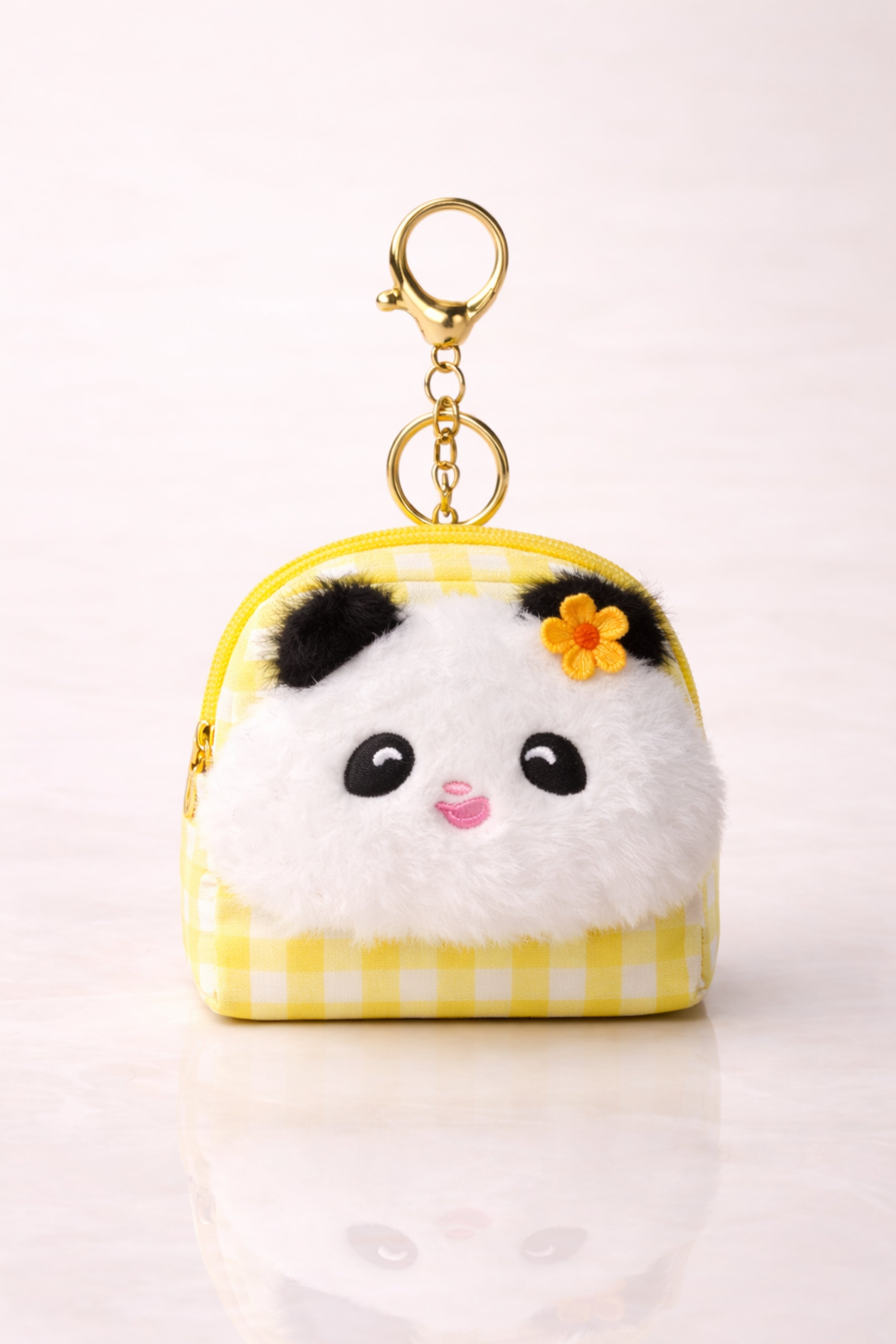 Yellow Panda Bag Charm