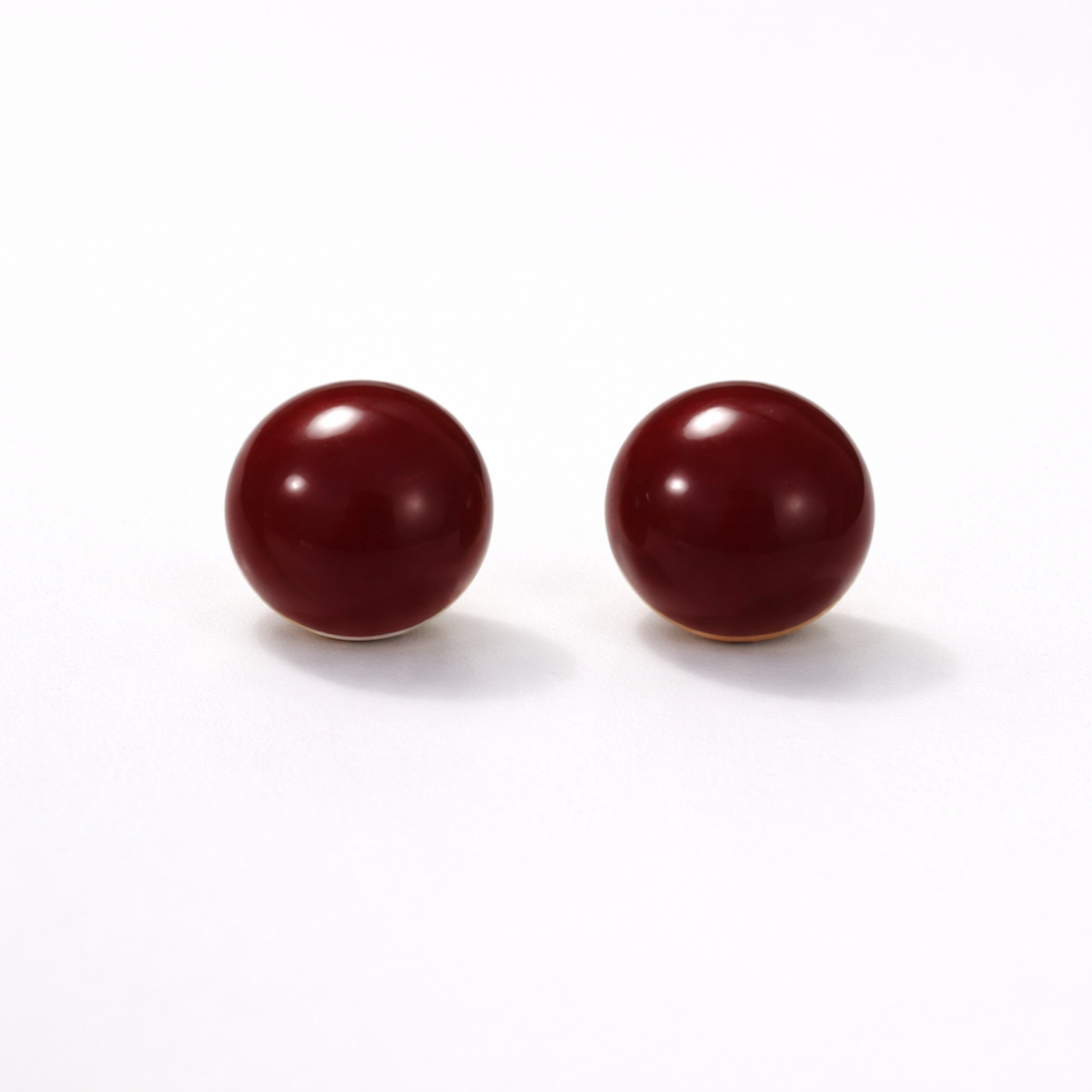 Cherry Sphere Stud