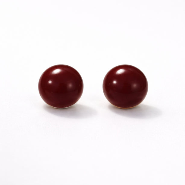 Cherry Sphere Stud