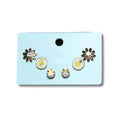 Soleil Flower Stud Set