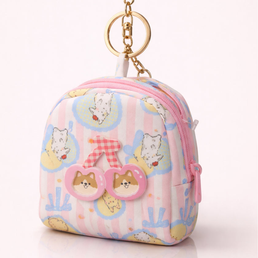 Pink Mini Bag Charm