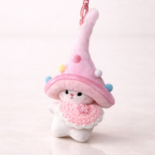 Pink Wizard Bunny Charm