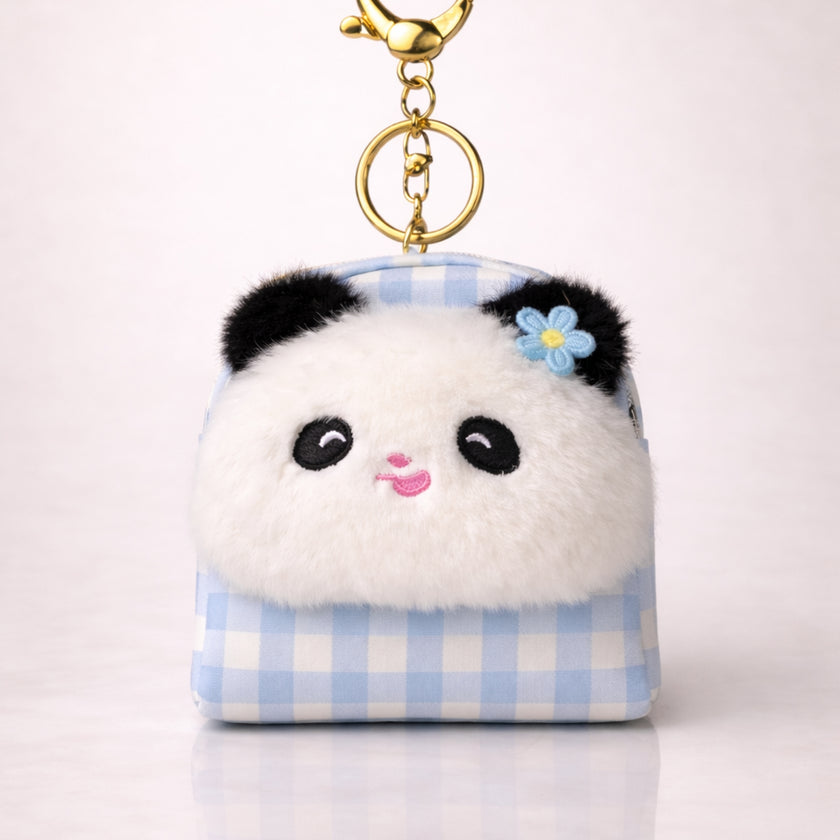 Blue Panda Bag Charm