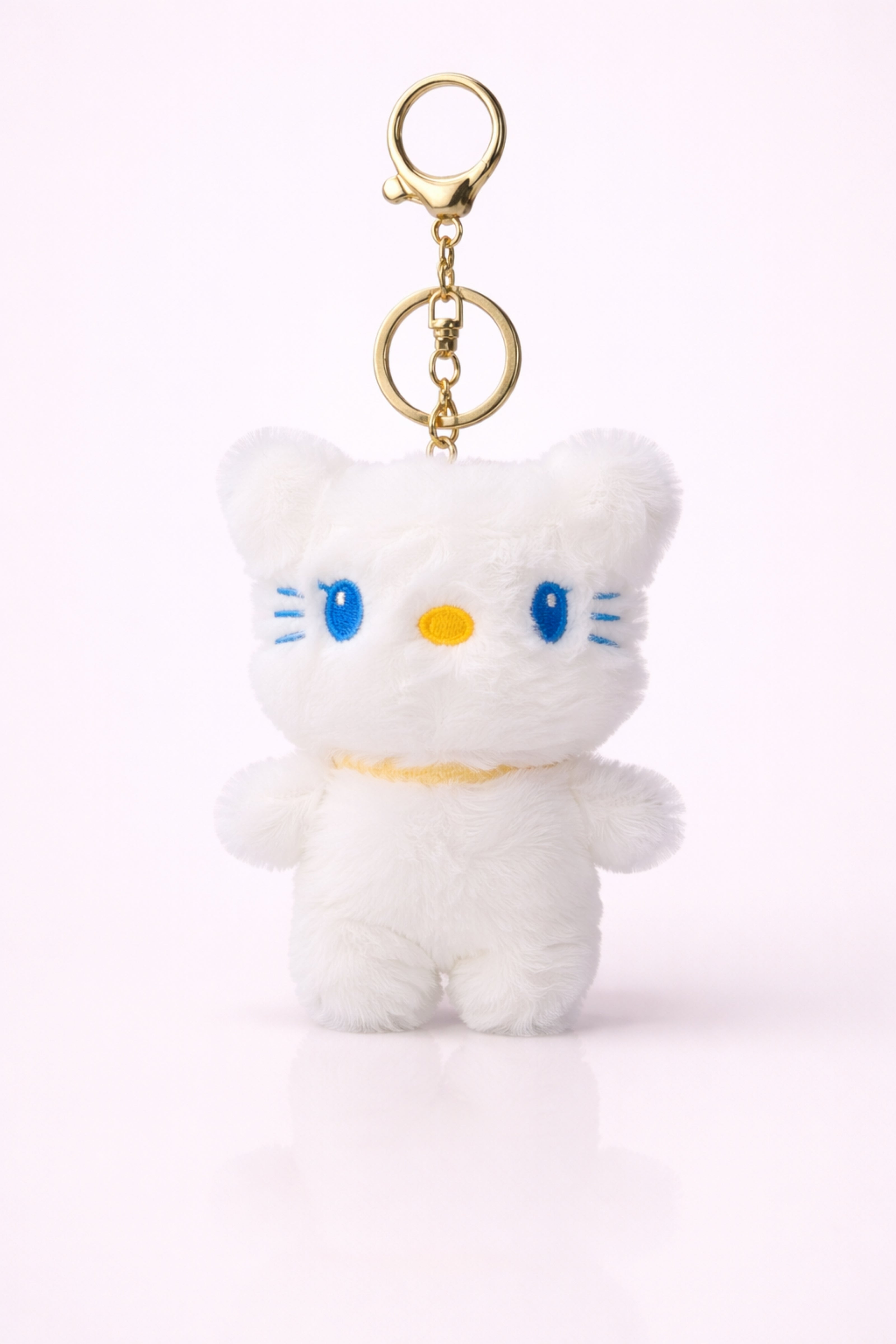 Peach Collar Fluffy Kitty