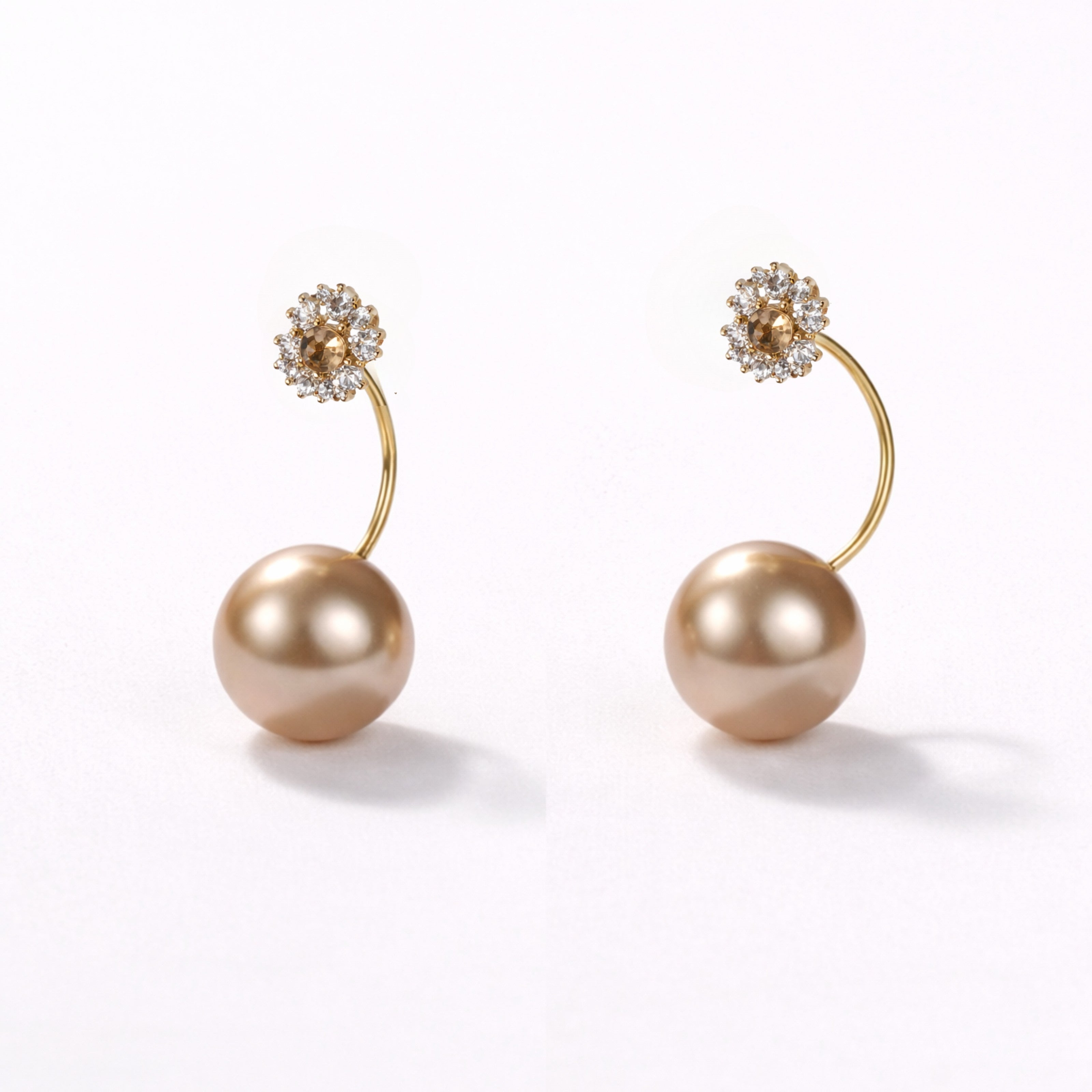 Twice Chic Pearl Earrings