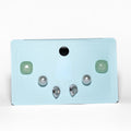 Duo Rouge Heart Stud Set