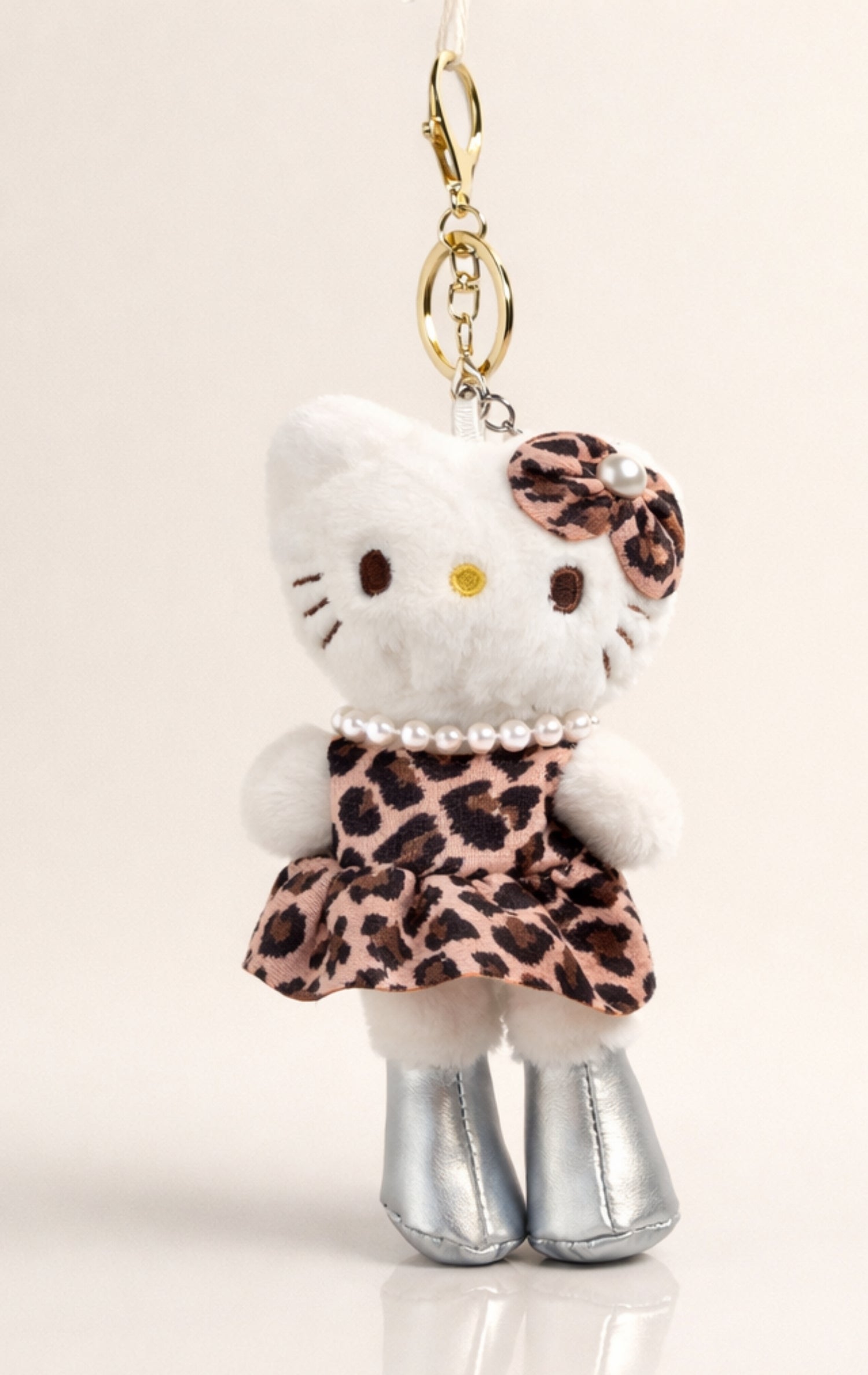 White Leopard Kitty Plush