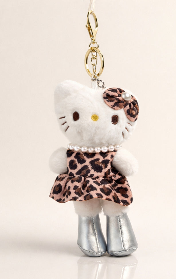 White Leopard Kitty Plush