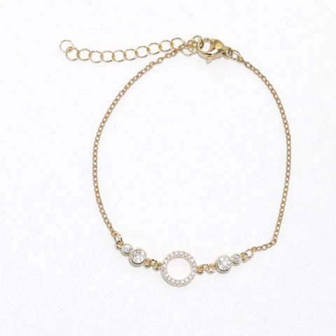 Hollow Ring Chain Bracelet