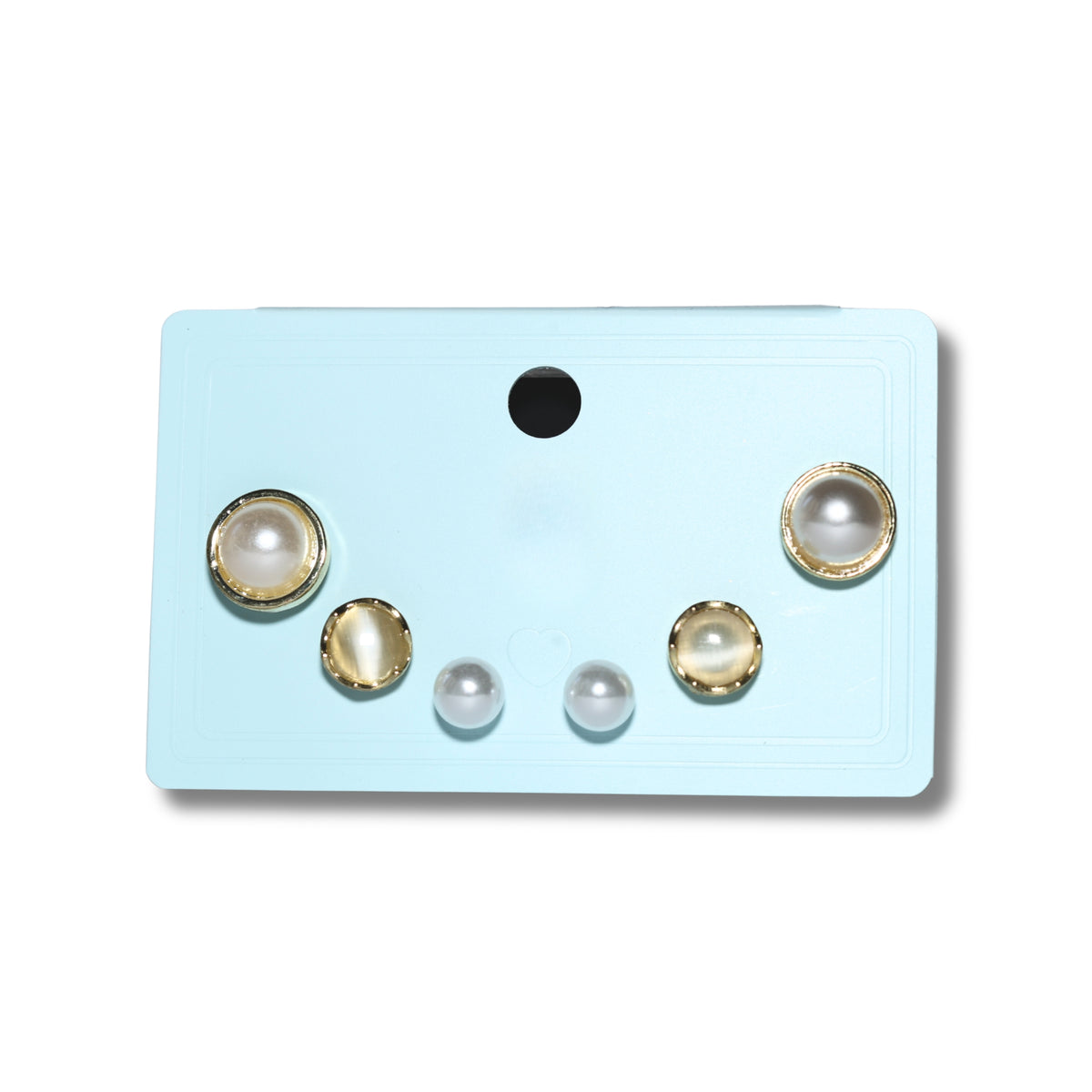 Pearl Trio Luxe Stud Set
