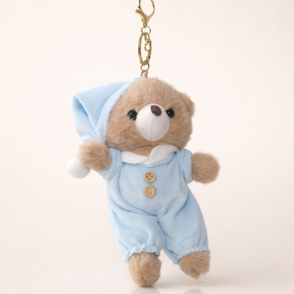 Blue Sleepy Teddy Plush