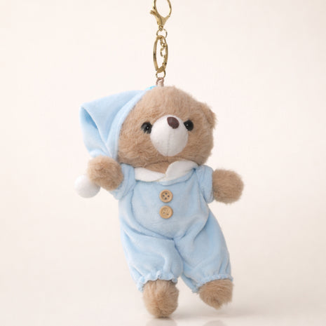Blue Sleepy Teddy Plush