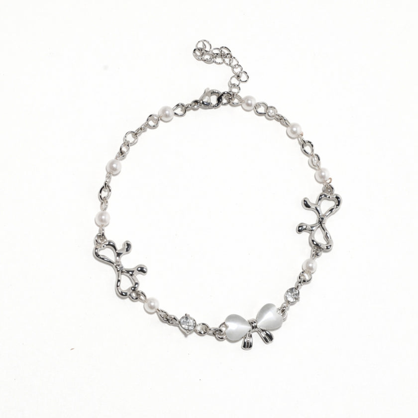 Bow Link Chain Bracelet