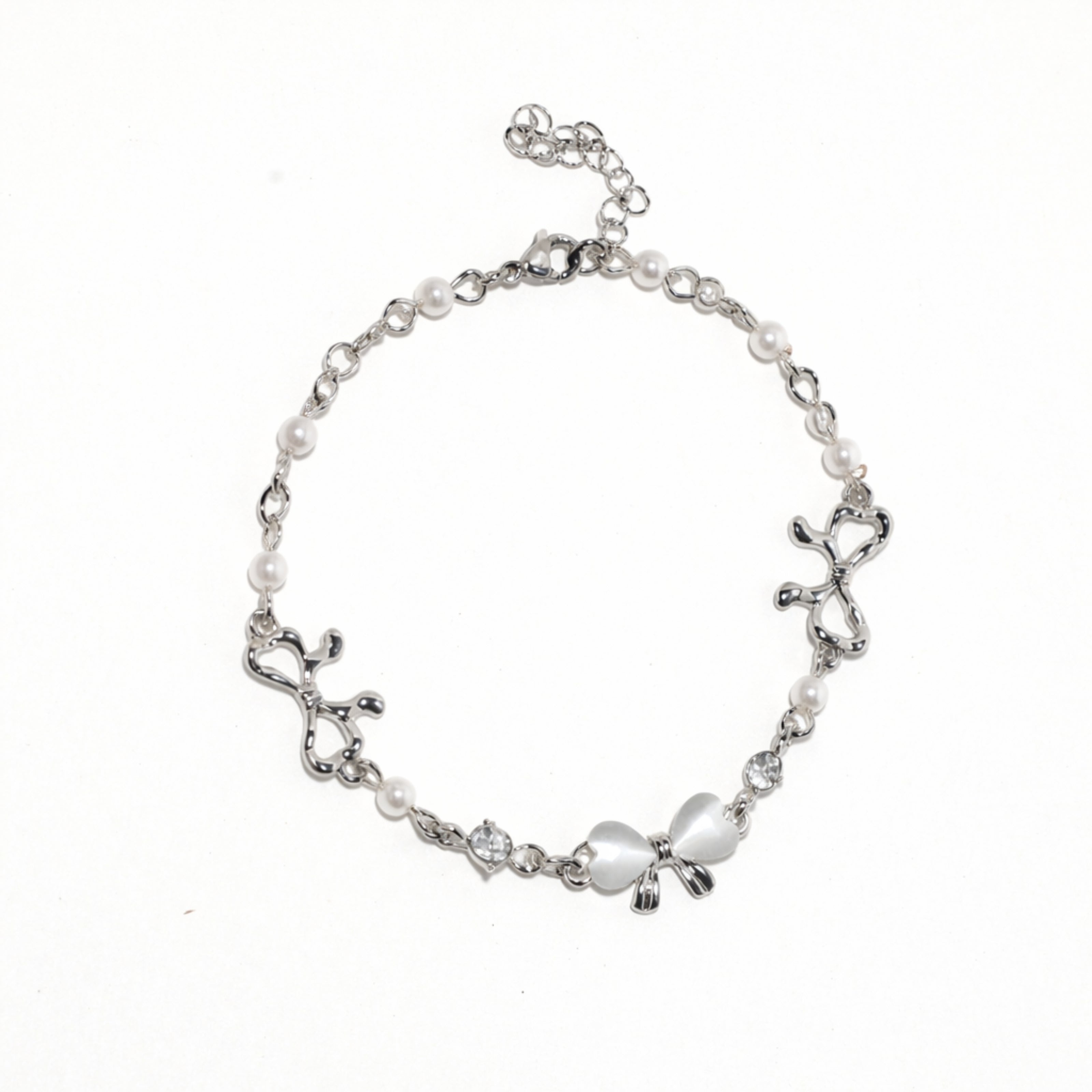 Bow Link Chain Bracelet
