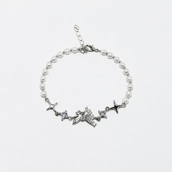 Half Wing Pearl Bracelet